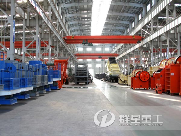 群星河石破碎機(jī)車間